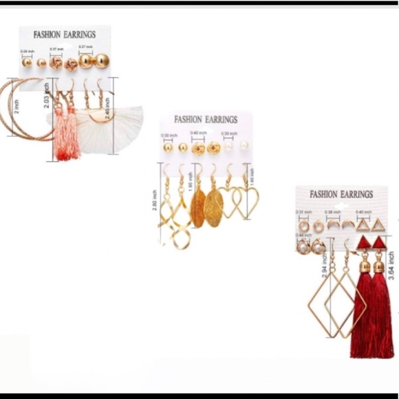 18 Pairs of Fashion earrings - Picture 3 of 6